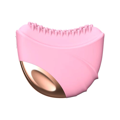 Vibrating Face Massager Lymphatic Contour Facial Brush for Jawline & Chin Sculpting